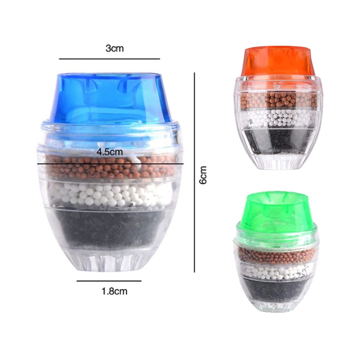 Filtro Purificador de Grifo con Carbón Activado para Agua Limpia