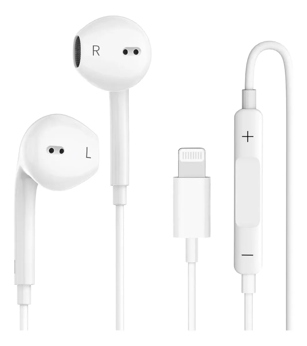 Audífonos para iPhone Lightning y Micrófono HD – Manos Libres y Sonido Claro Bt