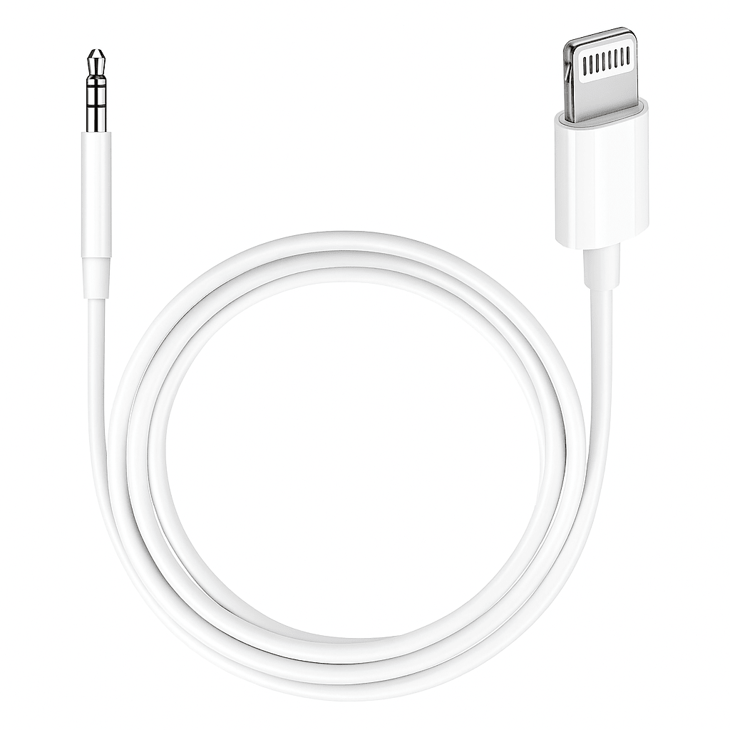 Cable Lightning a Jack 3.5mm Macho 1m para iPhone Audio Estéreo - Tecnomundointl