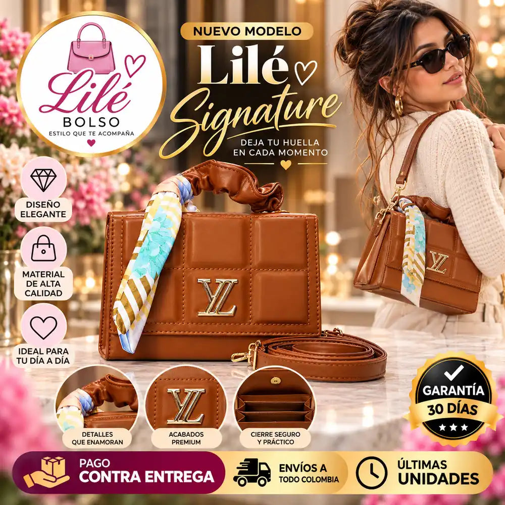 BOLSO PARA DAMA ELEGANCIA Y ESTILO QUE TE ACOMPAÑAN de Lile Bolso