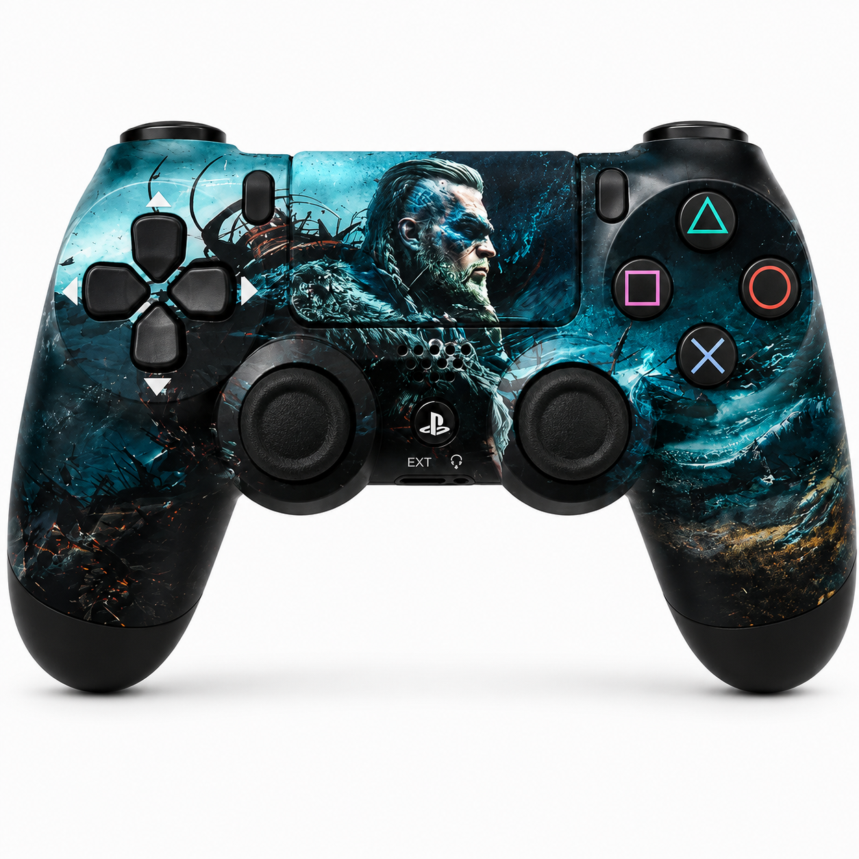 Control Inalámbrico DualShock 4 para PlayStation 4 (PS4) y PC | Bluetooth | Eivor el Vinkingo