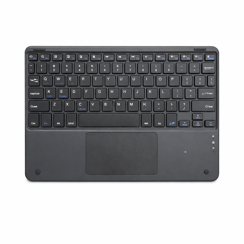 Teclado Inalámbrico Bluetooth con Touchpad Recargable para Tablet Laptop Smart TV - Tecnomundointl