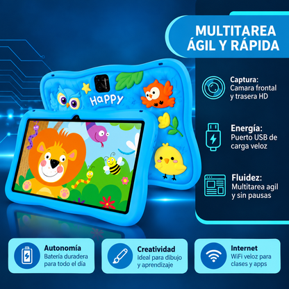 Tablet Infantil Mobula M26 7" 3GB RAM WiFi Control Parental para Niños
