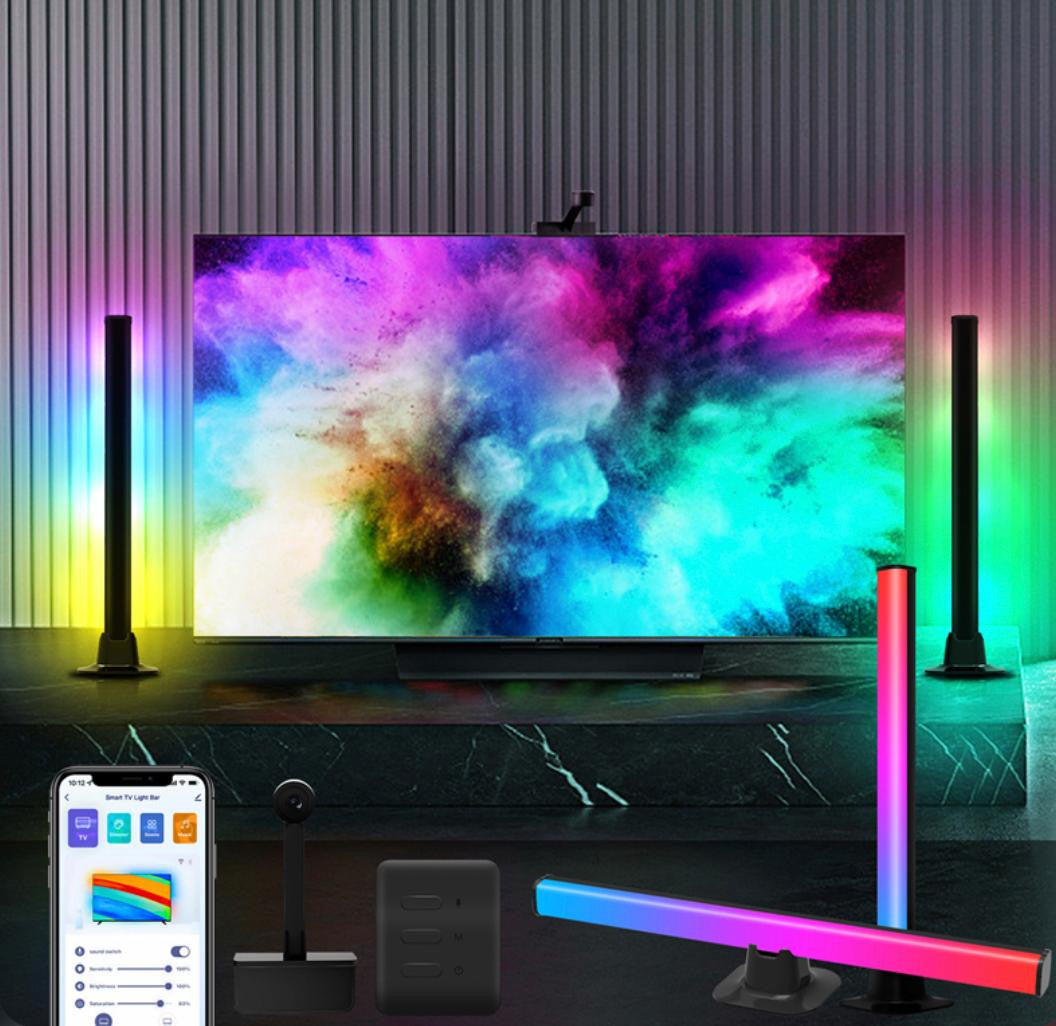 Barras de Luz RGB Inteligentes | Control por Voz, App y Modo Música Pro