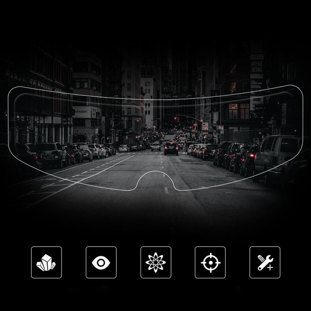 Película Antiempañante y Antilluvia para Casco de Moto | Visión Clara y Protección Total