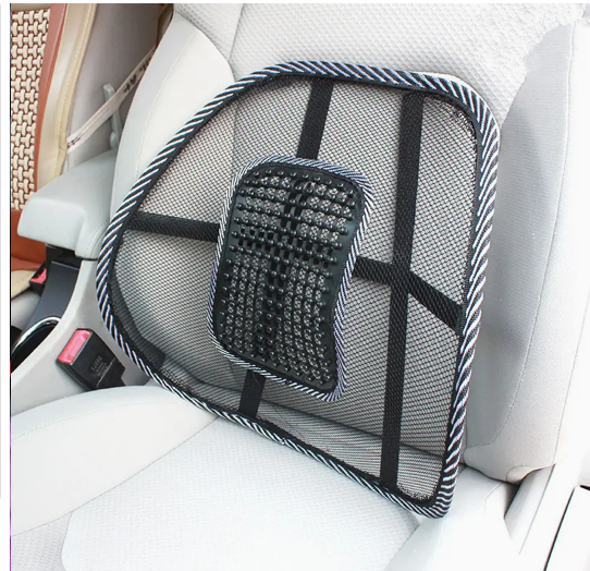 Soporte Ergonómico Lumbar con Bolas de Masaje para Silla y Auto Premium