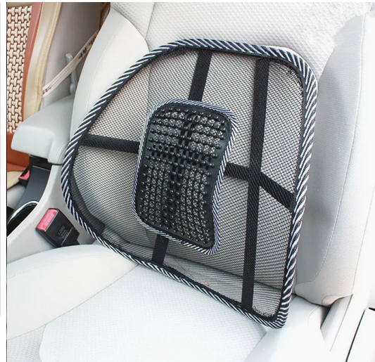 Soporte Ergonómico Lumbar con Bolas de Masaje para Silla y Auto Premium