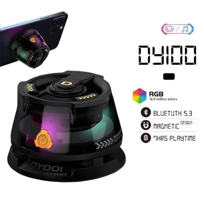 Altavoz Bluetooth Magnético DY001 con Sonido Potente y Diseño Futurista Pro