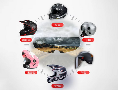 Película Antiempañante y Antilluvia para Casco de Moto | Visión Clara y Protección Total