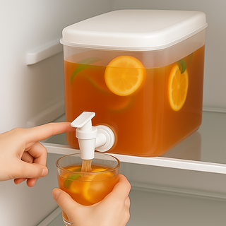 Dispensador de Bebidas Refrigerado 3.5L con Grifo Libre de BPA