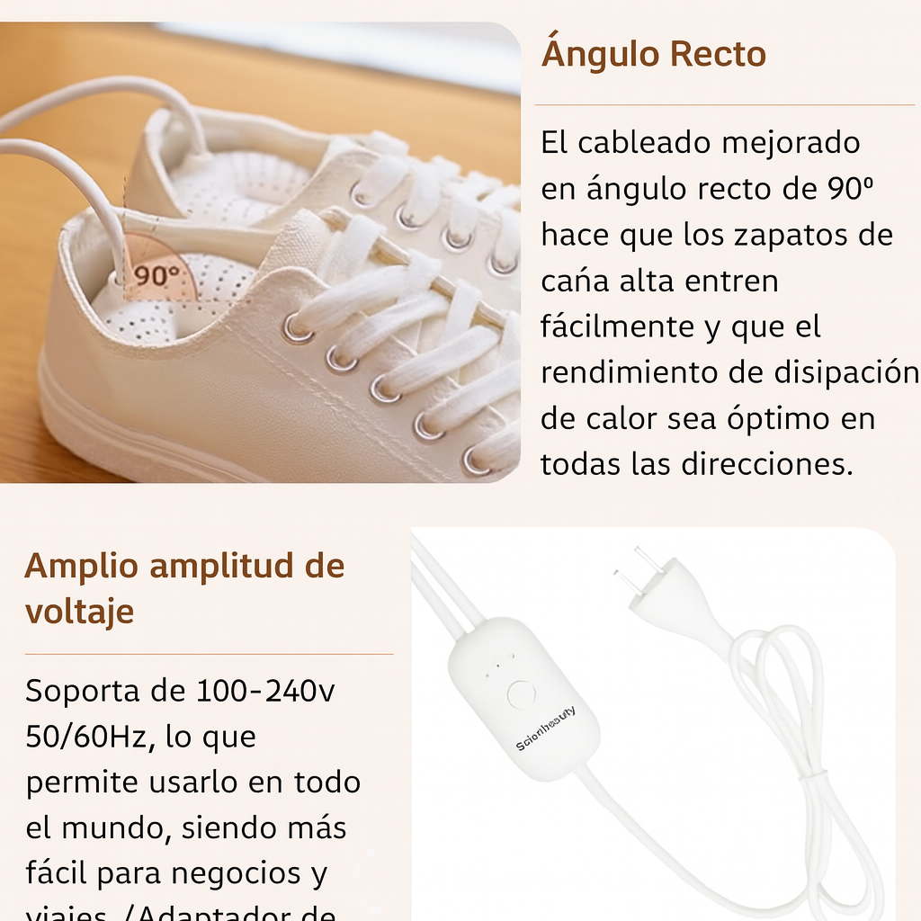 Secador Eléctrico Portátil para Zapatos con Secado Rápido