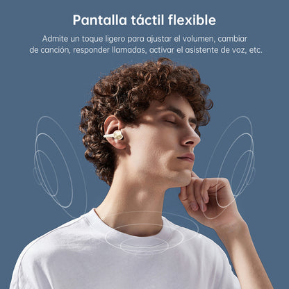 Audífonos Bluetooth Clip 1 TWS 5.3 Control Táctil 5H Sonido HD estilo arrete