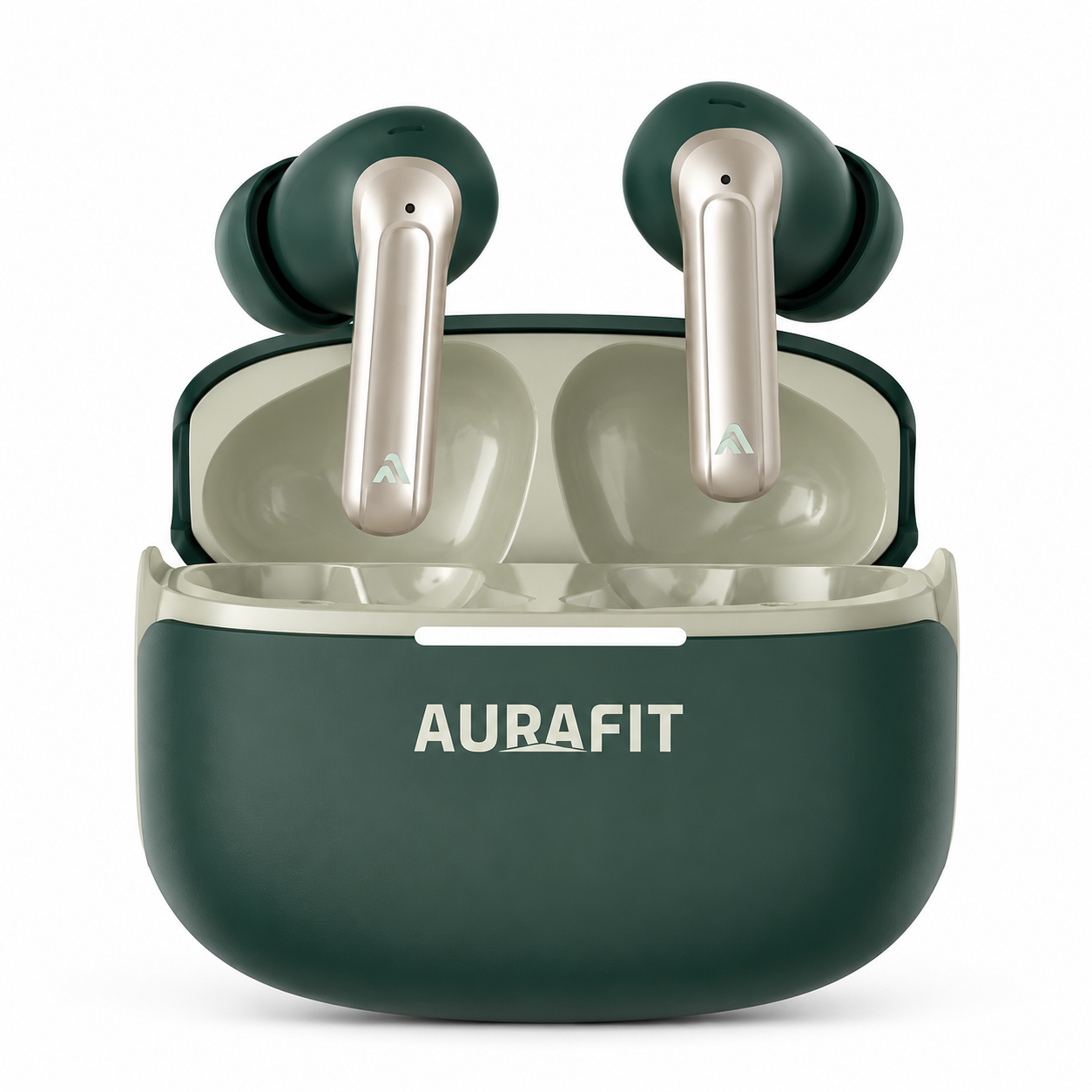 Audífonos Bluetooth AuraBuds WF7 con IA, Sonido Hi-Fi y Llamadas HD + Estuche Protector