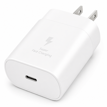 Cargador 25W USB-C Power Delivery PD PPS de Carga Rápida para Samsung