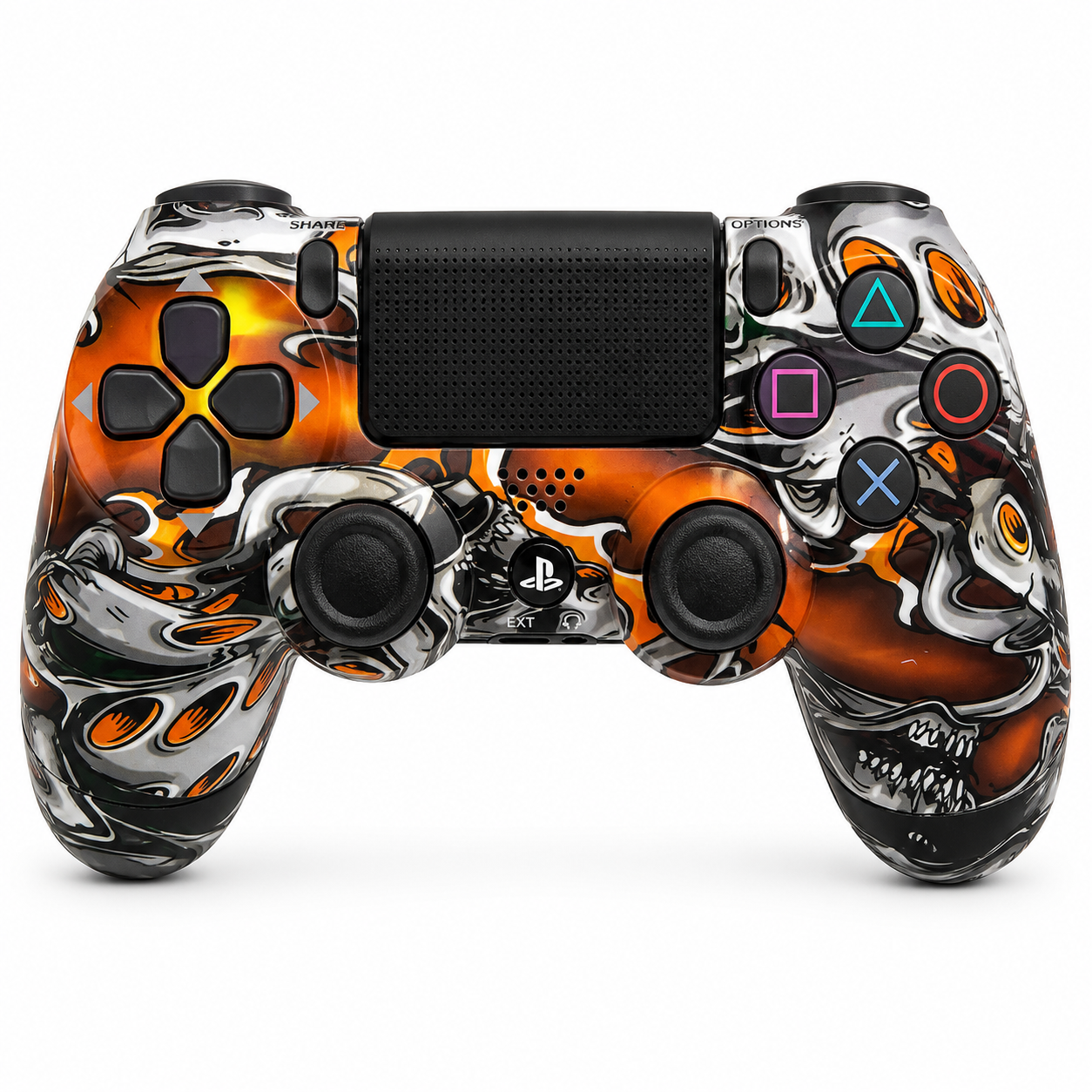 Control Inalámbrico DualShock Estampado - para Playstation 4-PS4- Play 4 / PC por modo Bluetooth