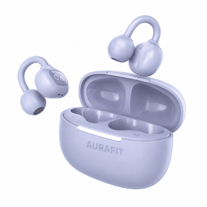Audífonos Bluetooth AuraFit AuraBuds FW5 Bluetooth 6.0 ENC HiFi con Ganchos Deportivos