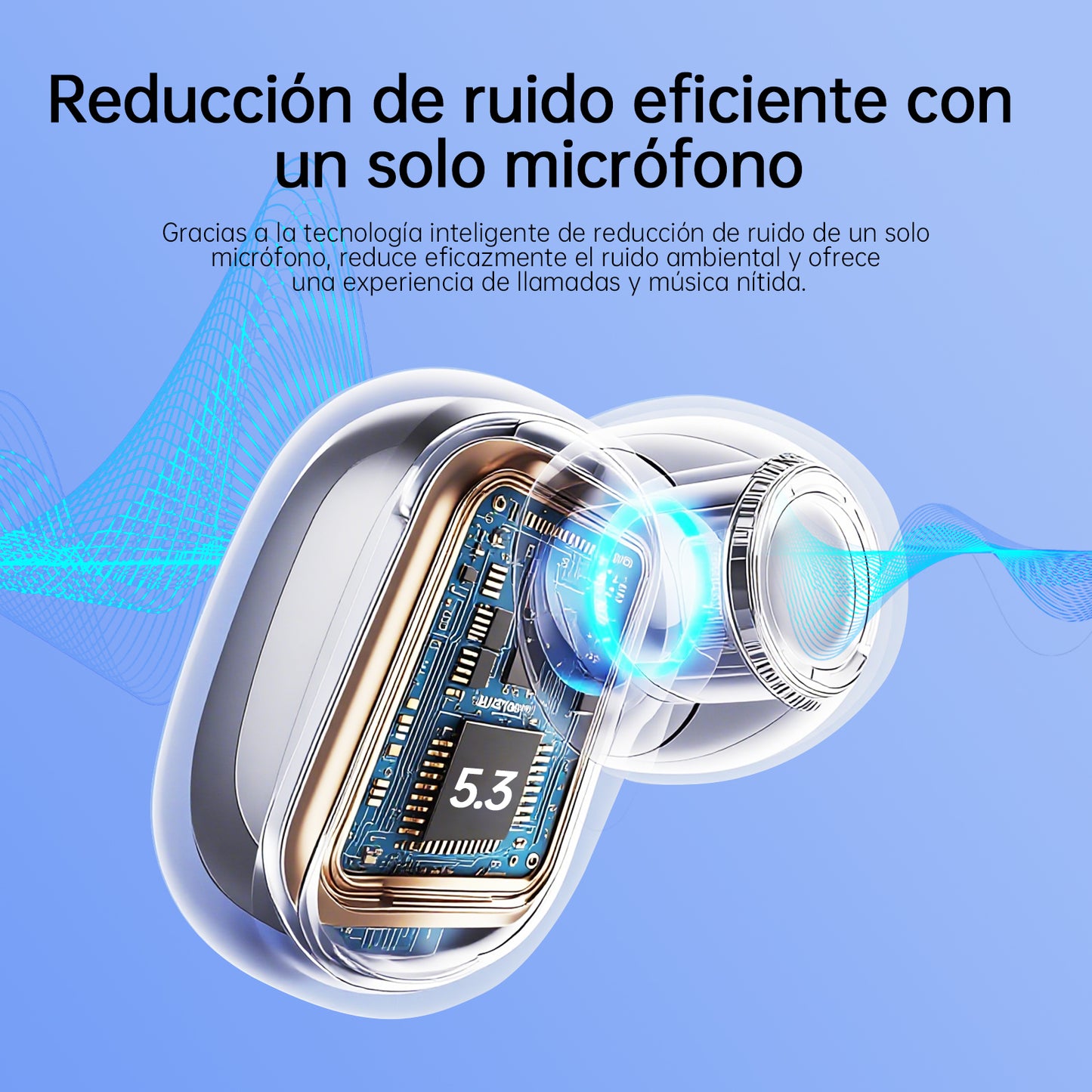 Audífonos Bluetooth G-TIDE L32 TWS HiFi Cancelación Ruido para iPhone y Android