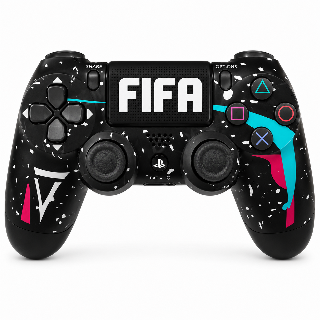 Control Inalámbrico DualShock Estampado - para Playstation 4-PS4- Play 4 / PC por modo Bluetooth