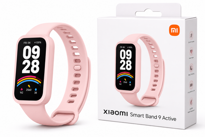 Xiaomi Smart Band 9 Active Pulsera Inteligente Bluetooth – Monitor Ritmo Cardíaco, SpO2, Sueño y Resistente al Agua 50m