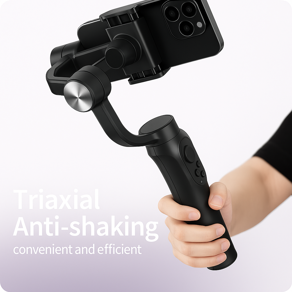 Estabilizador F6 Gimbal Profesional 3 Ejes con Seguimiento Facial y Zoom Avanzado