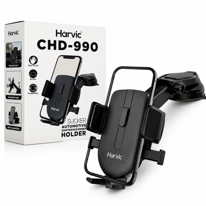 Soporte Universal Harvic CHD-990 de Celular Con Ventosa Para Carro- ideal para GPS