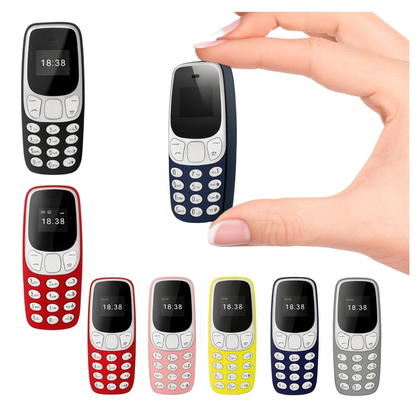 Mini Teléfono Bluetooth Dual SIM para Llamadas del Celular Principal