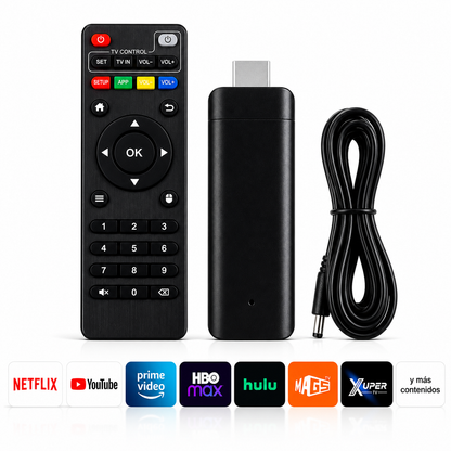 Android TV Stick  Box Universal Full HD Streaming Compatible con Magistv / Xuper estilo wath onn