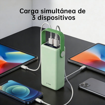 Power Bank G-Tide 50000mAh 65W Carga Rápida Portátil - 10 Cargas o mas ideal finca y viajes