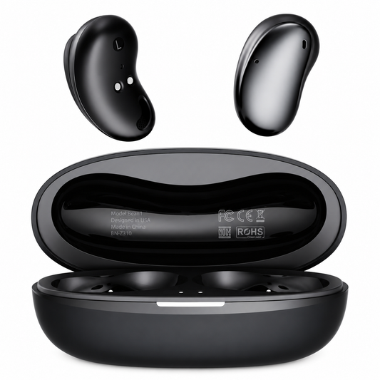 Audífonos Bluetooth Bean 1 TWS Cancelación Ruido para iphone y android ideal para usar con casco para Motocicleta