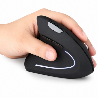 Mouse Ergonómico alambrico Vertical Mano Izquierda ( zurdo ) USB 1600 DPI Gamer