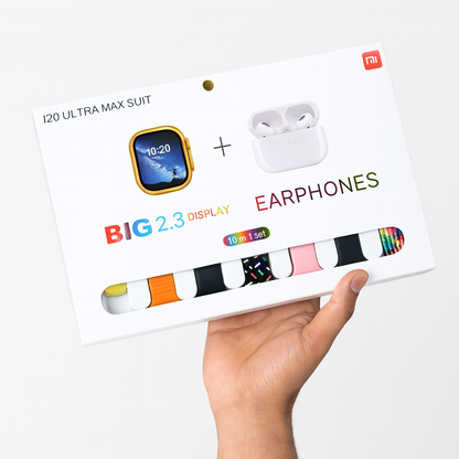 Smartwatch i9 Ultra 2 2.3” Infinite Display con Airpods S2 y 7 Pulsos