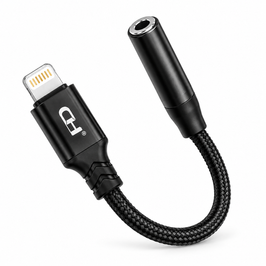 Cable Adaptador Lightning a Jack 3.5 mm CH-321 Reforzado