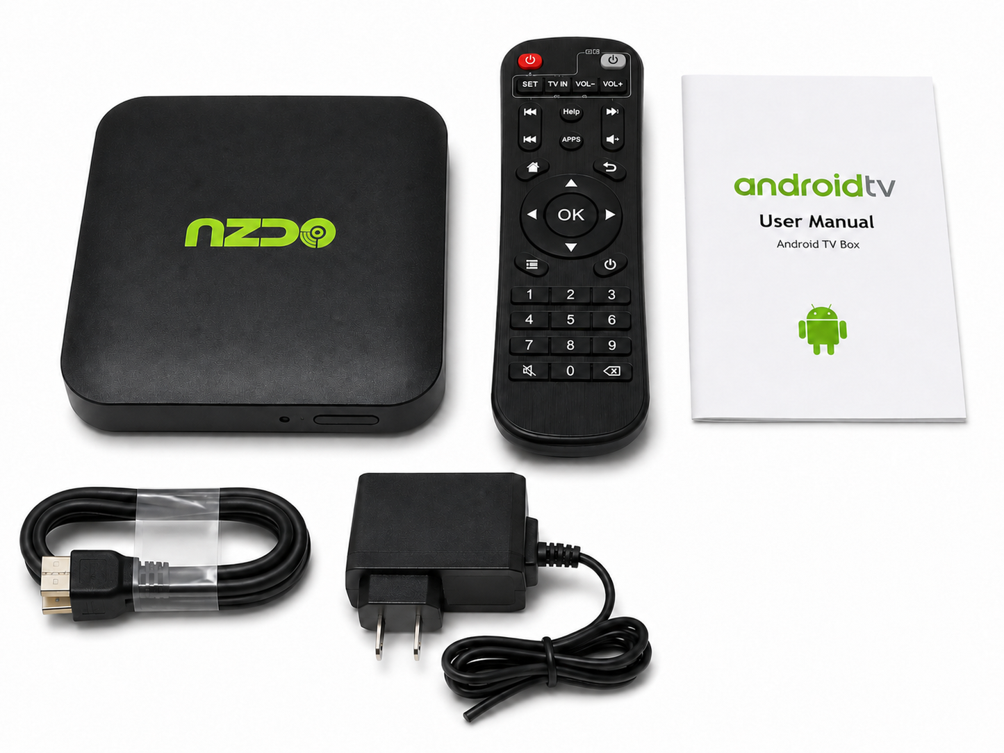 TV Box Oczu 4K Android 14 Streaming Ultra HD WiFi Chromecast Compatible con apps Watch Onn y MAGISTV / XUPER