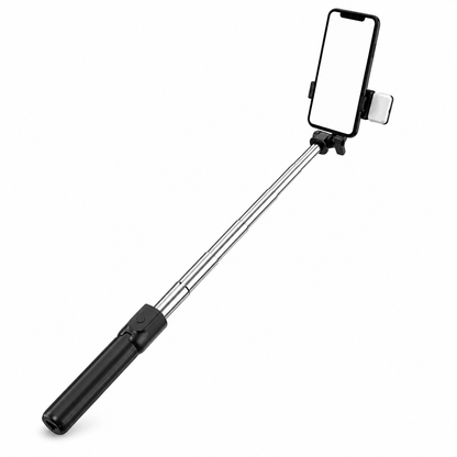 Tripode y Palo de Selfie, Incluye Luz Led, con Disparador P20s