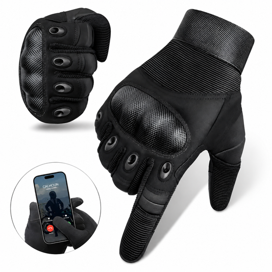 Guantes de Motociclista proteccion nudillos sensible pantalla táctil