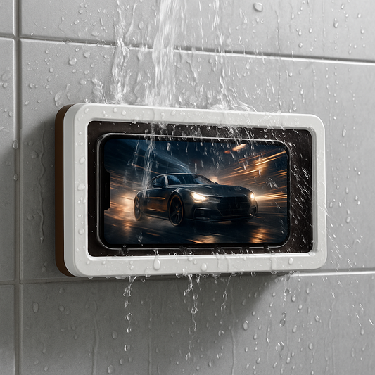 Soporte Impermeable para Celular de Ducha con Pantalla Táctil