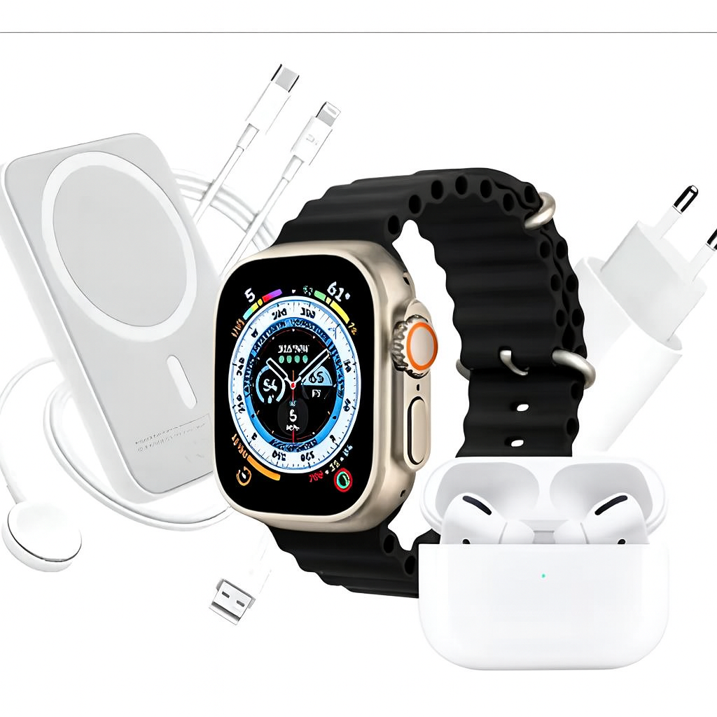 Combo Smartwatch X8 Ultra Max – Paquete 8 en 1 Completo