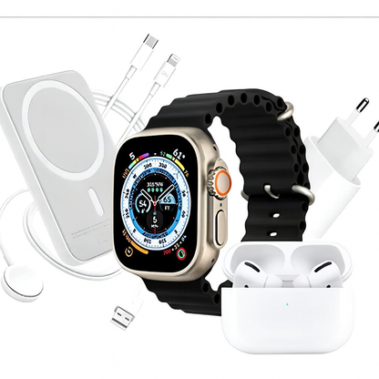 Combo Smartwatch X8 Ultra Max – Paquete 8 en 1 Completo