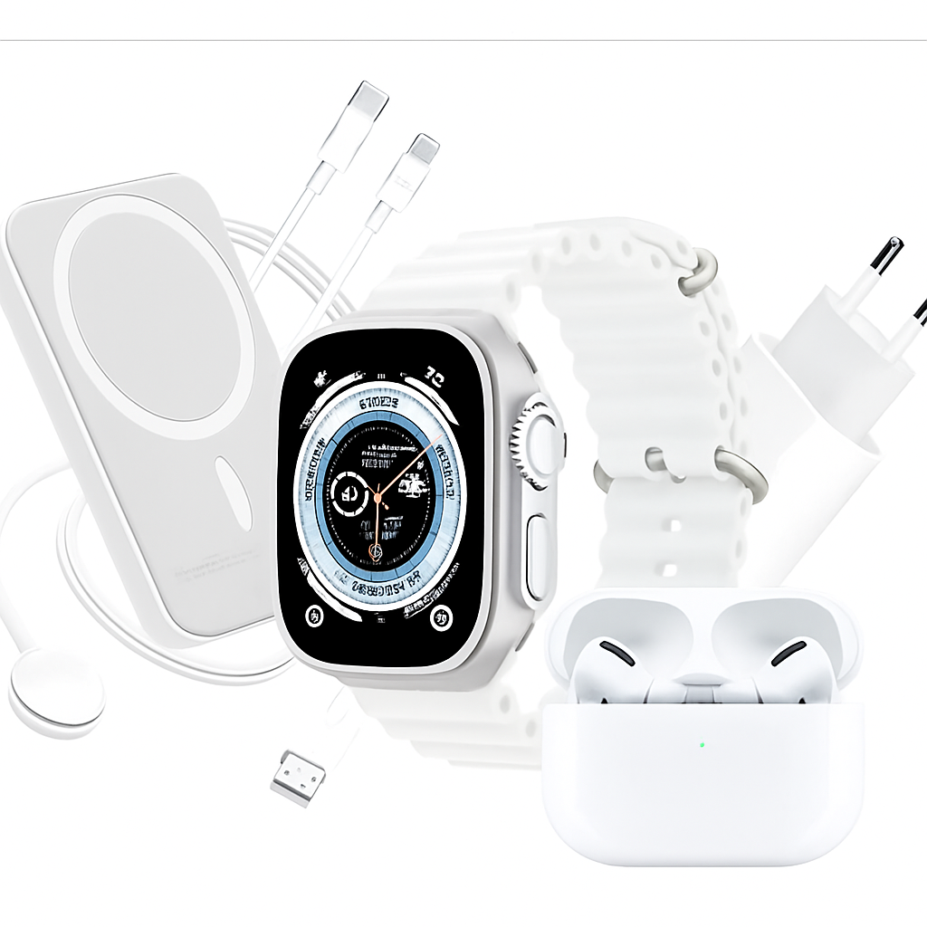 Combo Smartwatch X8 Ultra Max – Paquete 8 en 1 Completo