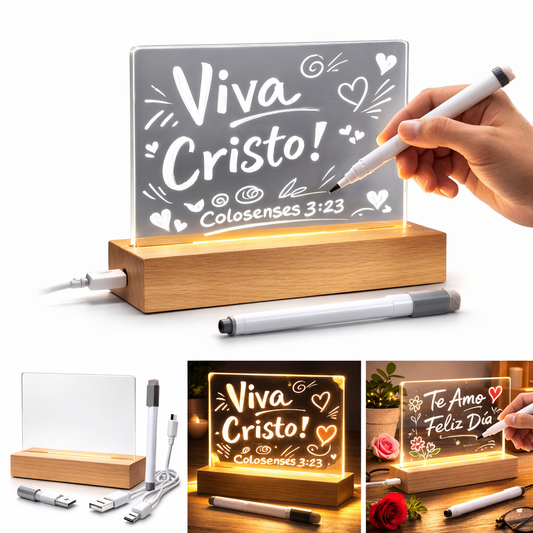 Pizarra 3D LED Decorativa Creative Visualization
