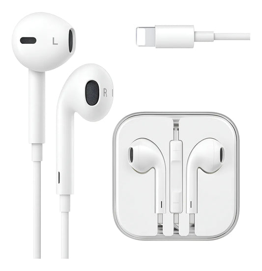 Earpods Audífonos Manos Libres Bt para iPhone Puerto Lightning