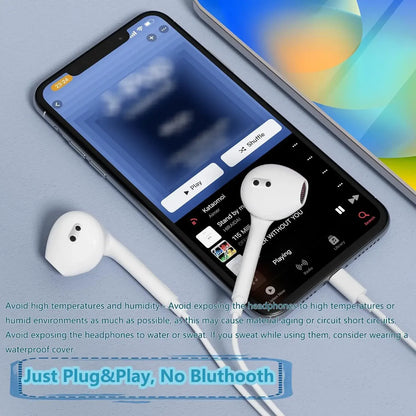 Audífonos In-Ear Lightning para iPhone con Micrófono HD y Control de Volumen