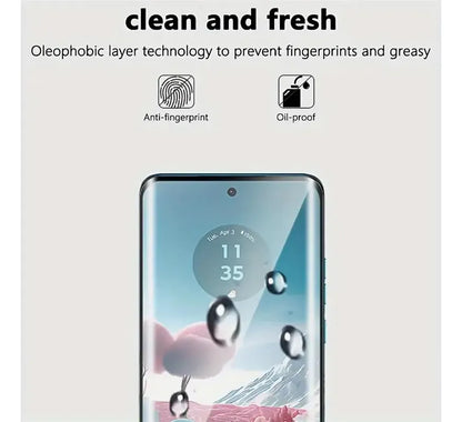 Protector de Pantalla Full Pega con Alta Sensibilidad Edge 50 fusion y otro