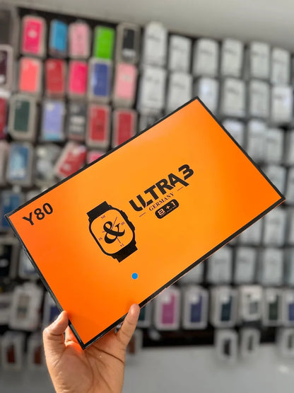 Smartwatch Y80 Ultra 3 con 8GB + Accesorio Extra Potente y Elegante