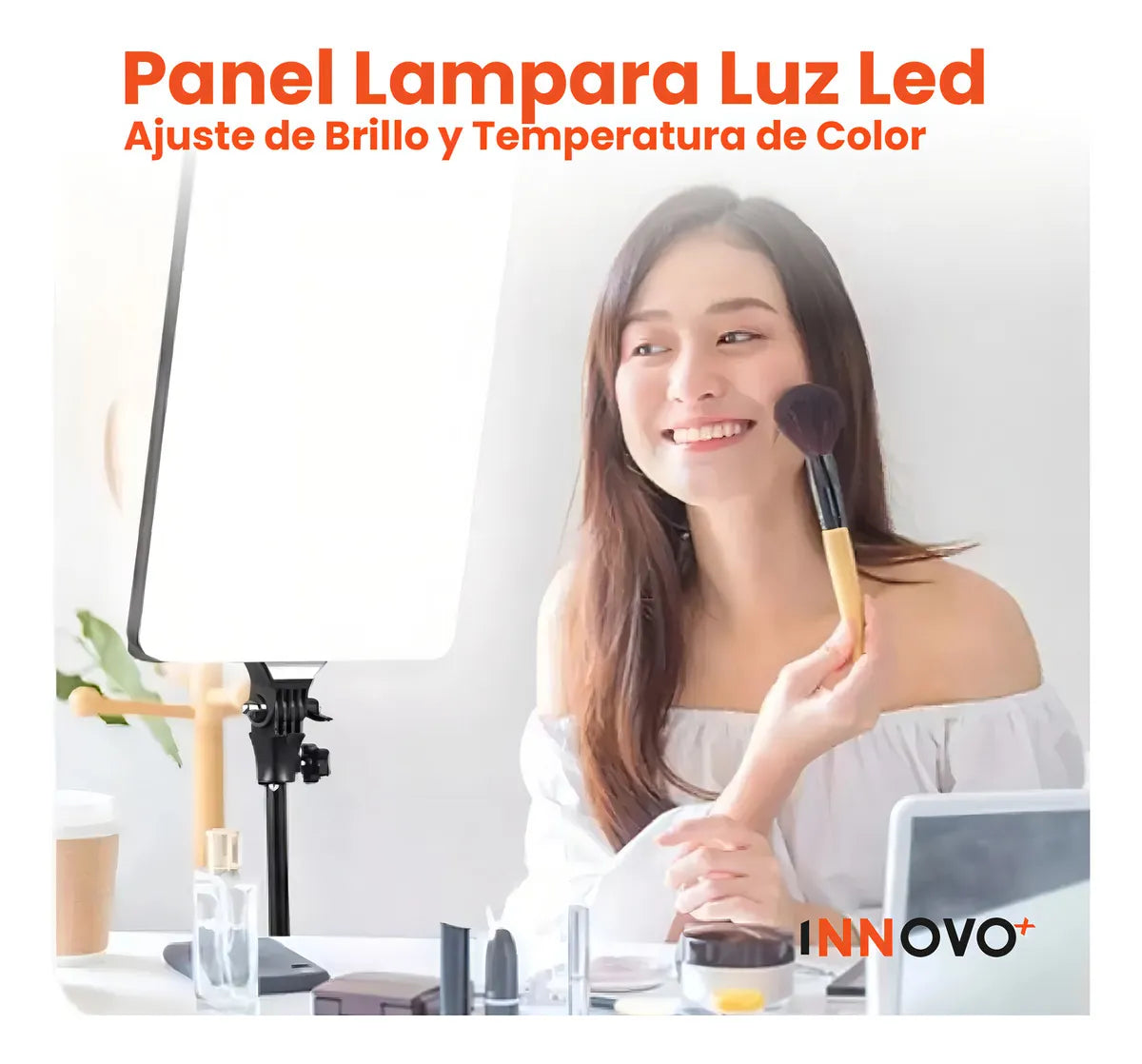 Panel de Luz LED Profesional INNOVO RL 3500W con Trípode y Control