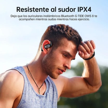 Audífonos Bluetooth G-TiDE OWS 8 Sonido HIFI Premium Open Ear 24H
