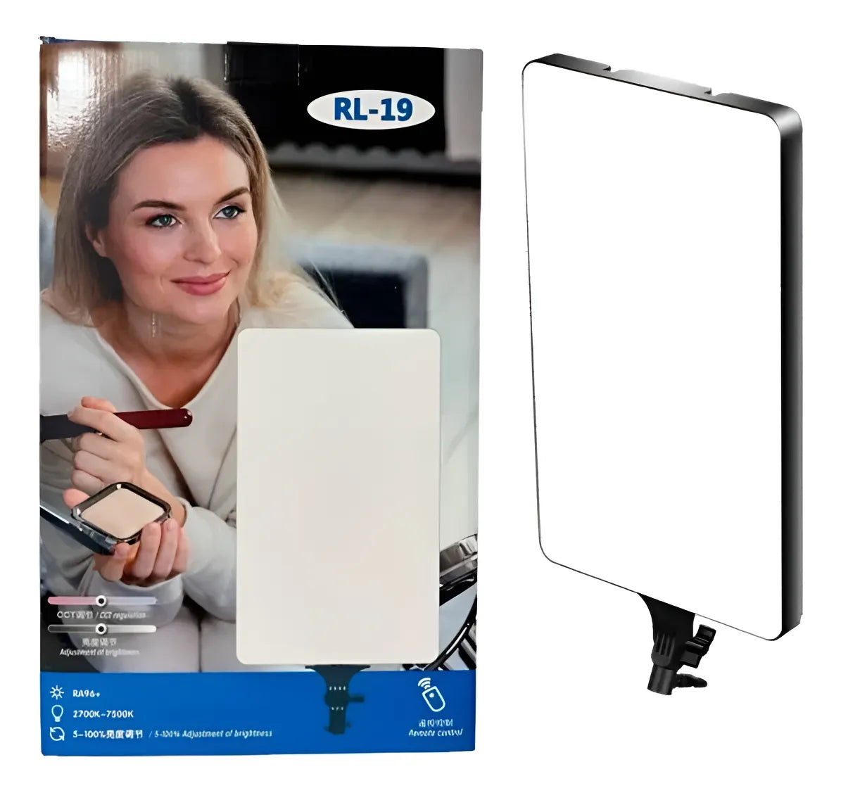 Panel de Luz LED Profesional INNOVO RL 3500W con Trípode y Control