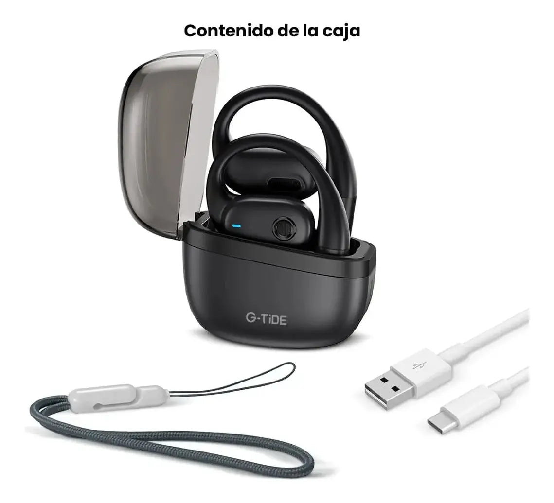 Audífonos Bluetooth G-TiDE OWS 8 Sonido HIFI Premium Open Ear 24H