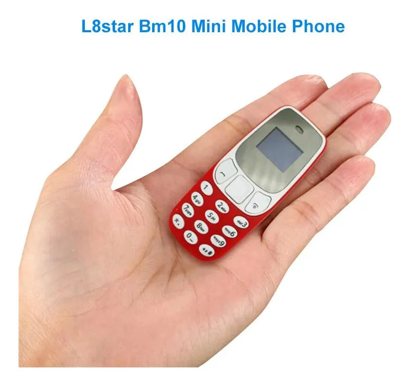 Mini Teléfono Bluetooth Dual SIM para Llamadas del Celular Principal