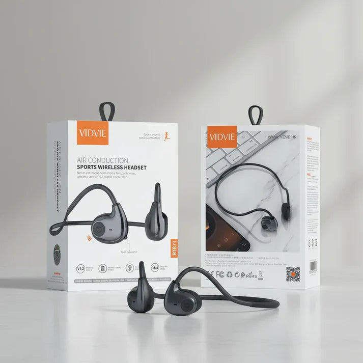 🔥 Audífonos Vidvie BT871 Bluetooth de Conducción Ósea para Deporte y Videollamadas